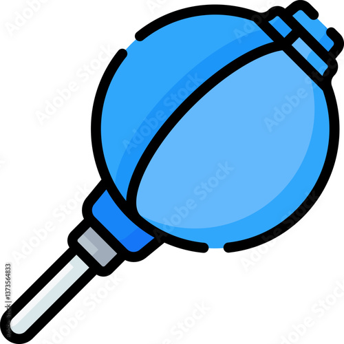 enema Illustration on a white background.