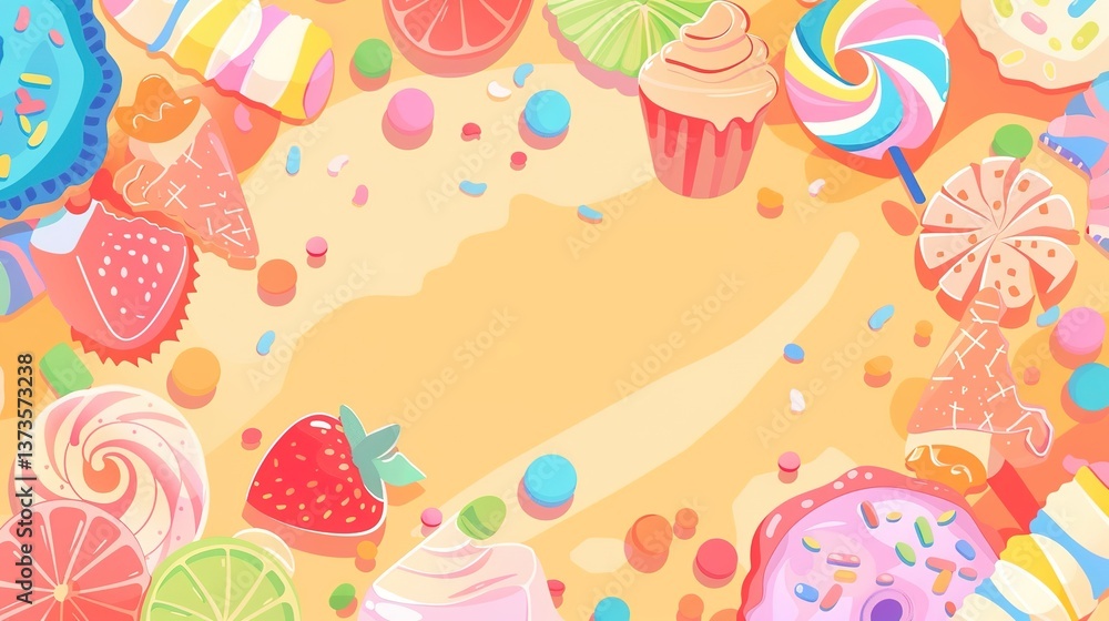Indulge in a World of Adorable Delights with Cute Cartoon Candy and Dessert Backgrounds! These charming backdrops are a surefire way to add a touch of playfulness and sweetness to any project. Whether Indulge in a World of Adorable Delights with Cute Cartoon Candy and Dessert Backgrounds! These charming backdrops are a surefire way to add a touch of playfulness and sweetness to any project. Whether