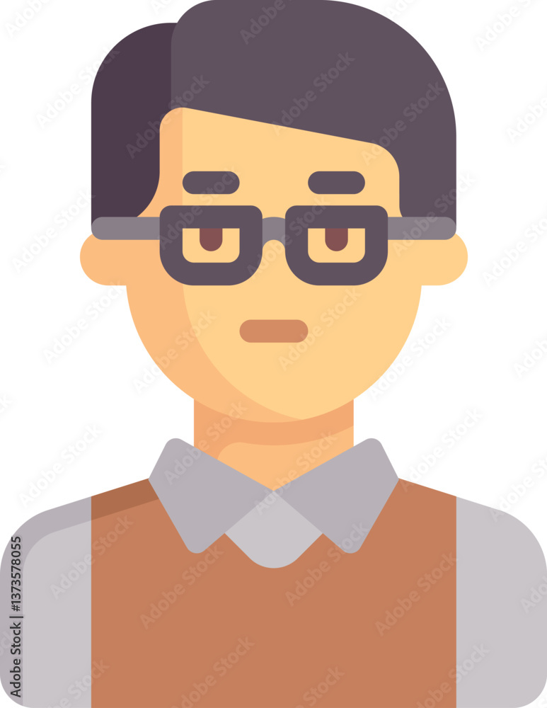 journalist Illustration on a white background journalist Illustration on a white background