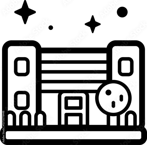 kindergarden Illustration on a white background