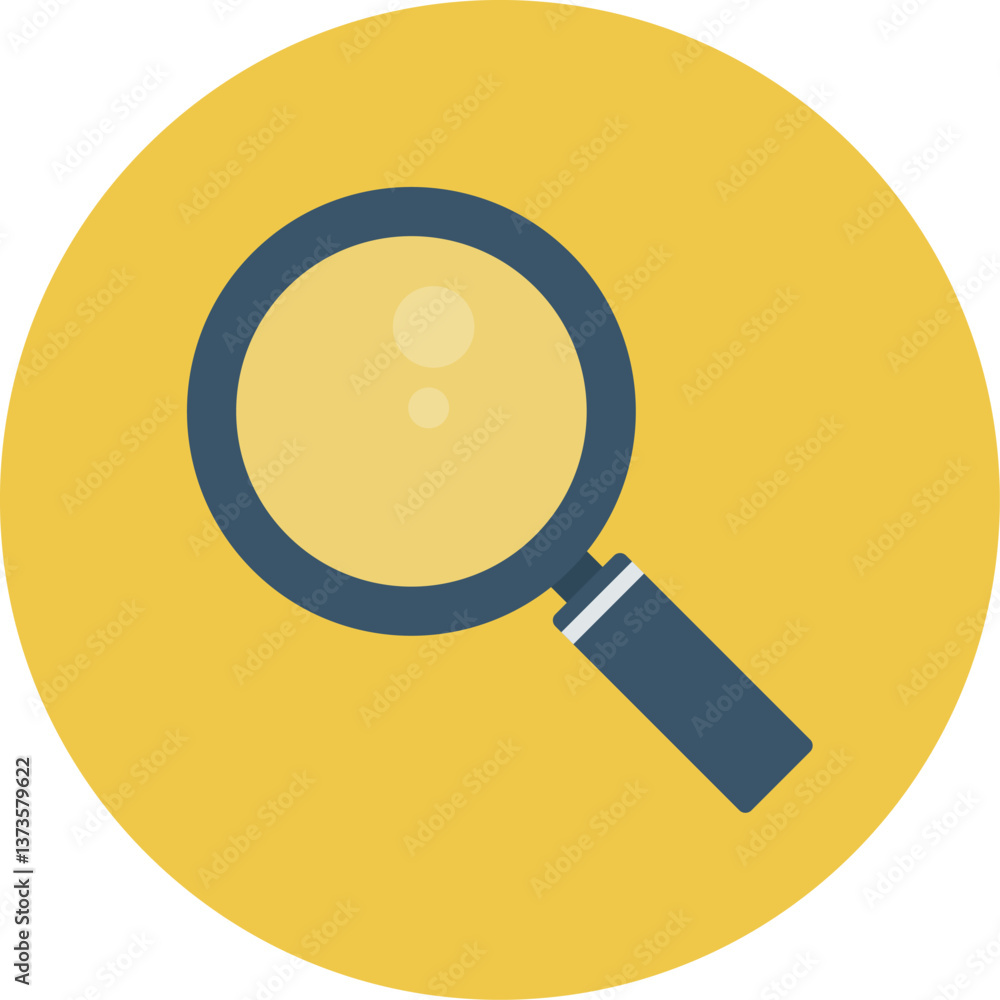 magnifier Illustration on a white background magnifier Illustration on a white background