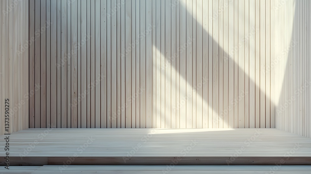 Fototapeta premium 31. A smooth, uninterrupted wooden surface featuring light pine planks arranged in a parallel layout.