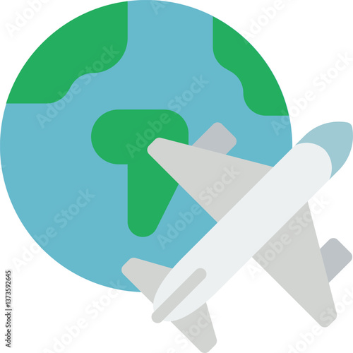 plane (3) Illustration on a white background