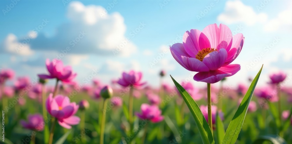 stunning purple peony blooms in a field of tall grass and sky on pale light purple ground, flowers, purple, nature stunning purple peony blooms in a field of tall grass and sky on pale light purple ground, flowers, purple, nature