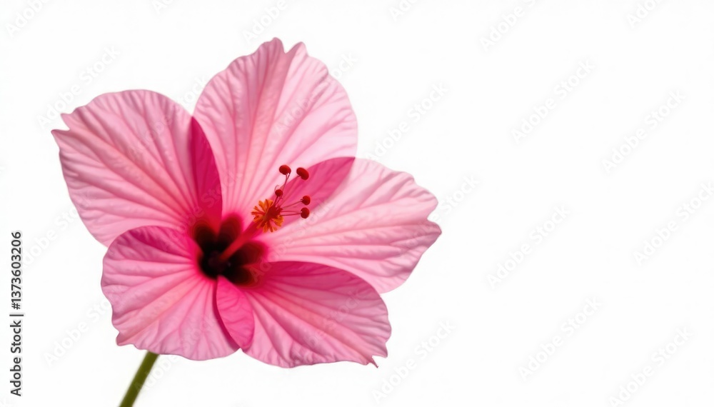 Single large flower isolated on white background, blossom, botany, nature Single large flower isolated on white background, blossom, botany, nature