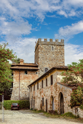 Castle in Tuscany, Castello Il Palagio is located right in the Chianti region, not far from Florence