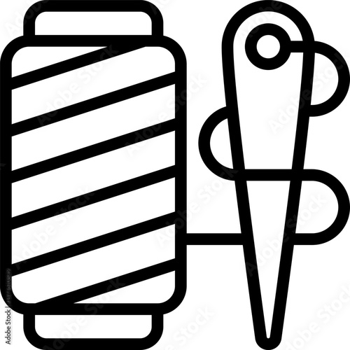 sewing Illustration on a white background