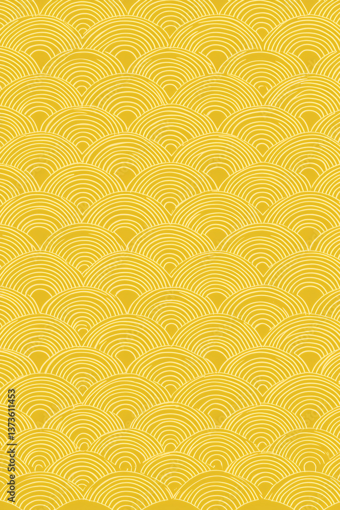 Yellow wave pattern background with intricate line design Yellow wave pattern background with intricate line design