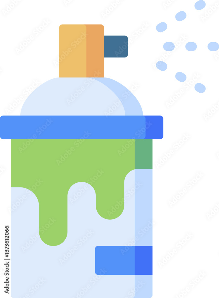 spray can Illustration on a white background spray can Illustration on a white background