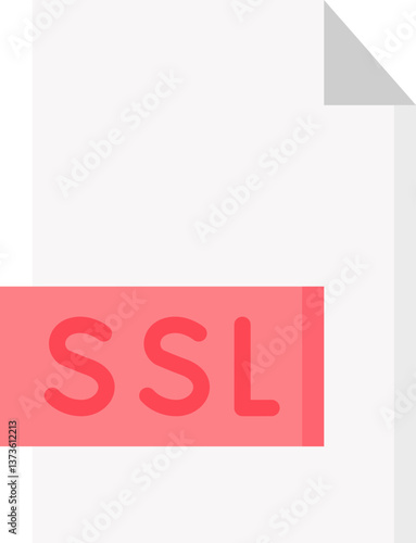 ssl Illustration on a white background