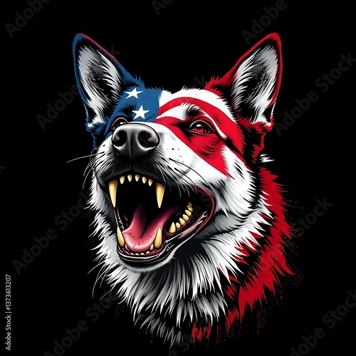 portrait of a Wild dog