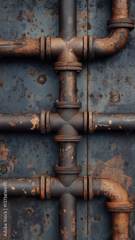 Rugged industrial pipe layout with rust and patina textures, perfect for grunge phone wallpapers.
Rugged industrial pipe layout with rust and patina textures, perfect for grunge phone wallpapers.