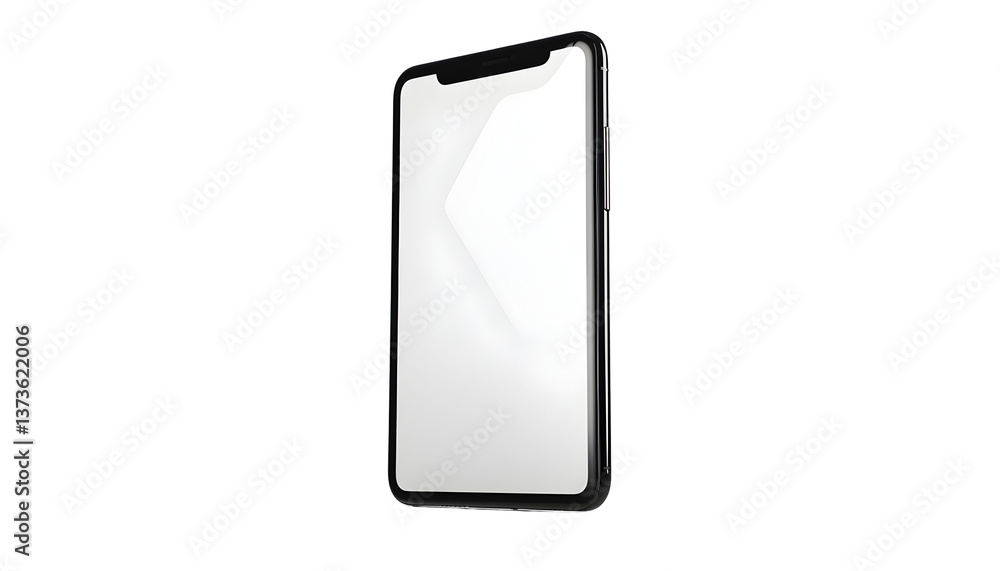 Smartphone mockup with transparent display , clipping path - Smartphone mockup with transparent display , clipping path -