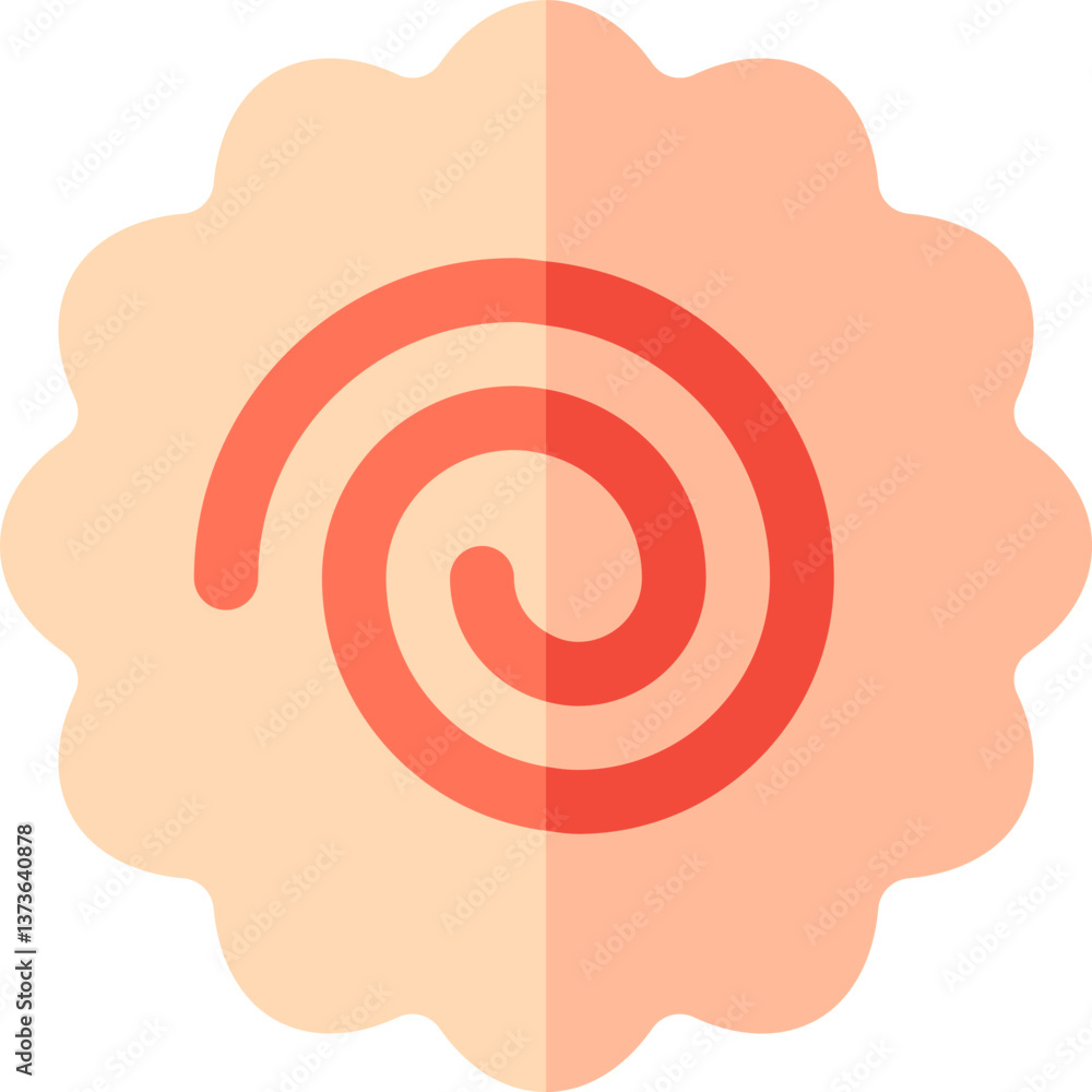 narutomaki Illustration on a white background. narutomaki Illustration on a white background.