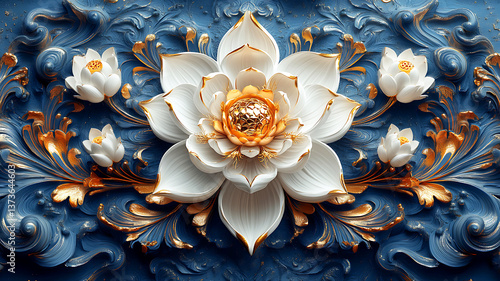 Abstract fractal background