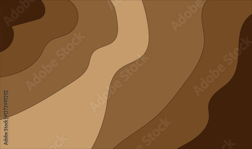 Papercut decoration with wavy layers. Abstract design template for brochures, flyers, magazines, business cards, branding, banners, headers, book covers, notebook vector background
young man putting o