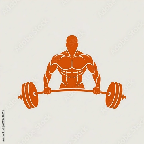 logo or symbol for physical exercise, fitness and gym