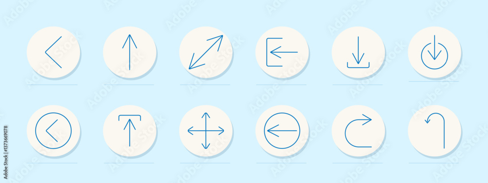 Arrow navigation set icon. Left, up, diagonal, enter, download, rotate, expand, undo, scroll, return, transfer, control, move, circular, direction, loop, interface Arrow navigation set icon. Left, up, diagonal, enter, download, rotate, expand, undo, scroll, return, transfer, control, move, circular, direction, loop, interface