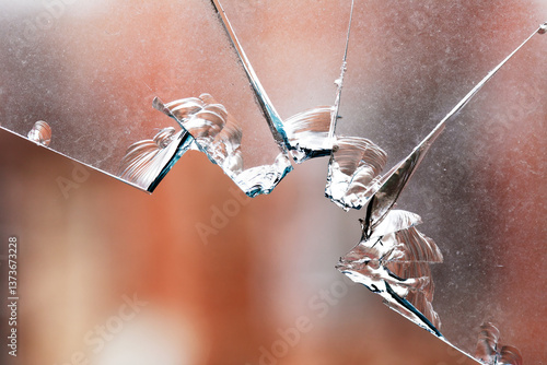 Wallpaper Mural Shattered Window Torontodigital.ca