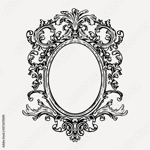Individual hand drawn Vintage Frame pattern vintage frame vector