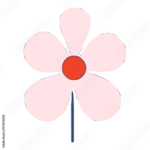 Flower confectionery illustration asteraceae vector