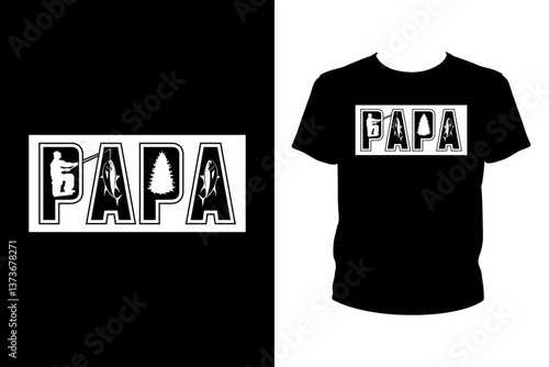 Fishing papa - Art files for Cricut and Silhouette. You can edit them with Adobe Illustrator.