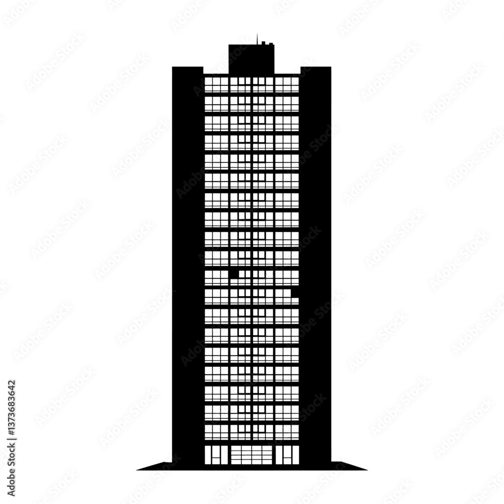 Architecture skyscraper building illustration vector Architecture skyscraper building illustration vector