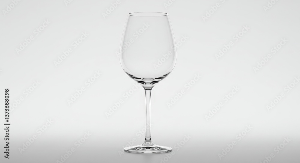 Empty Champagne Flute Glass Empty Champagne Flute Glass