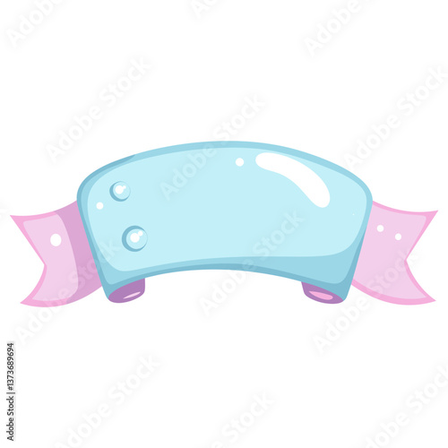 Ribbon banner illustration vector art vector