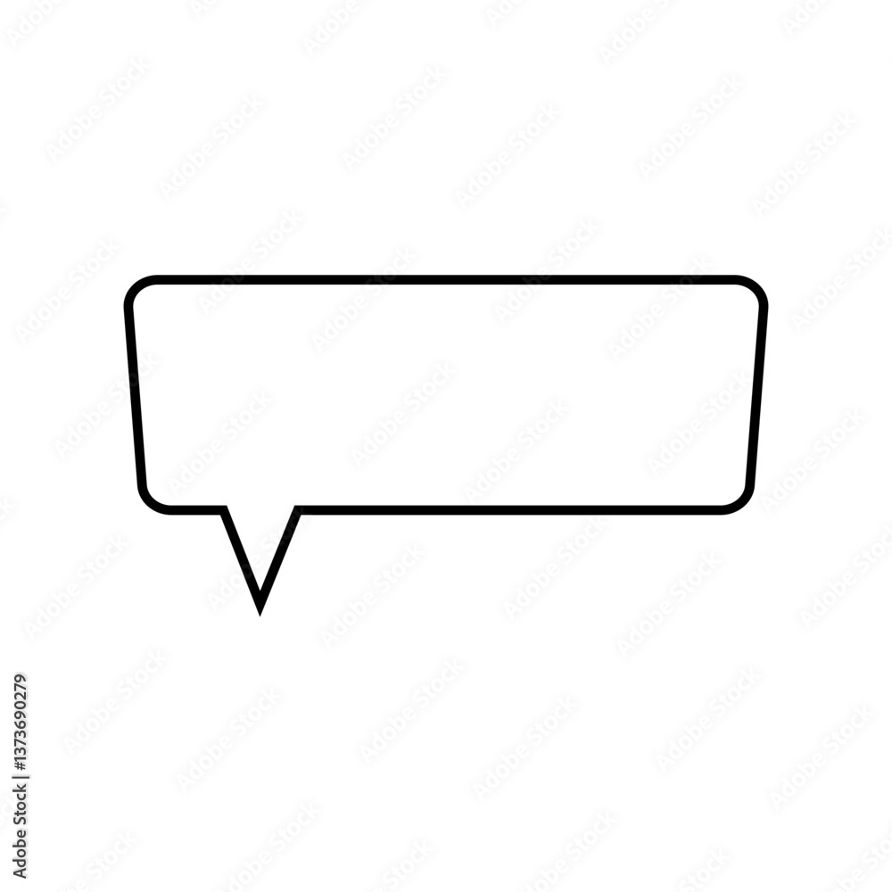 Speech bubble vector icon. Chat illustration sign. Message symbol. Text bubble logo. Speech bubble vector icon. Chat illustration sign. Message symbol. Text bubble logo.