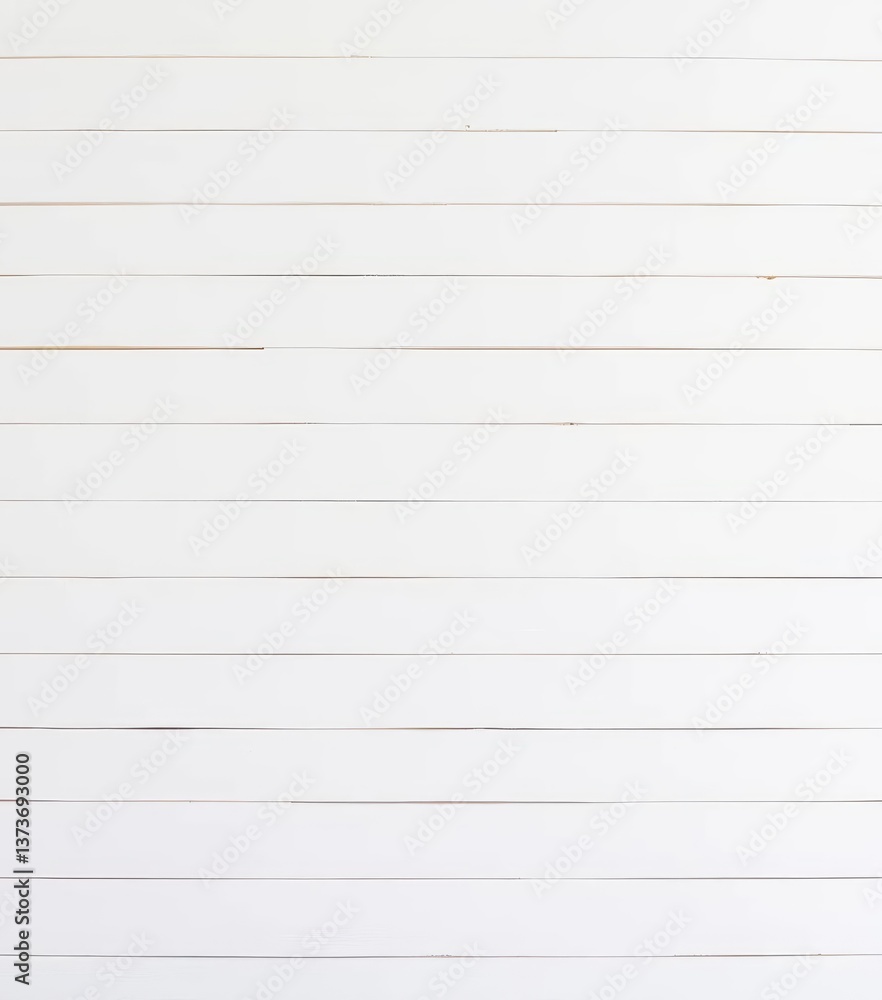 Clean white shiplap wall texture, perfect for backgrounds, decor, shabby chic, image