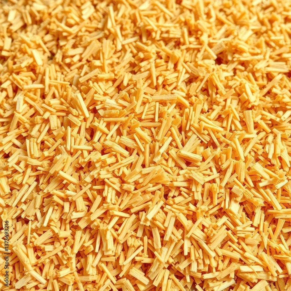 Close-up of fine light brown wooden sawdust texture, sawdust texture background, brown, sawdust Close-up of fine light brown wooden sawdust texture, sawdust texture background, brown, sawdust
