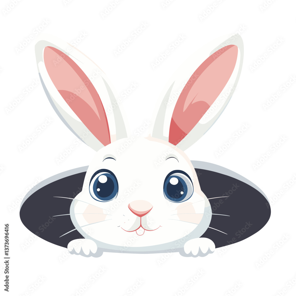 White rabbit illustration animal bunny vector White rabbit illustration animal bunny vector