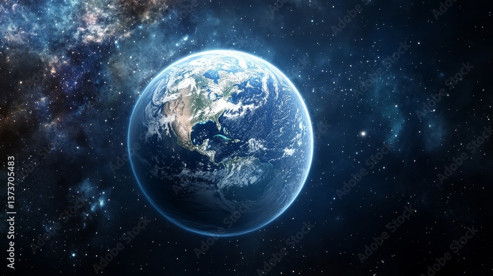 ilustration of planeat earth seen from space ilustration of planeat earth seen from space