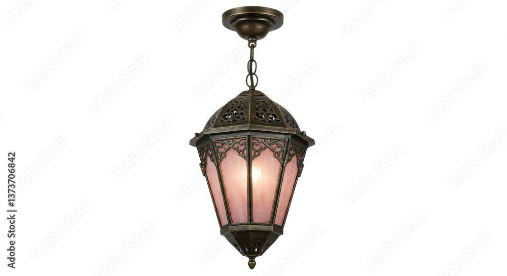 Fototapeta premium Isolated Ornate Hanging Lantern