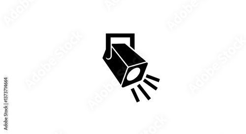 Isolated Spotlight Icon