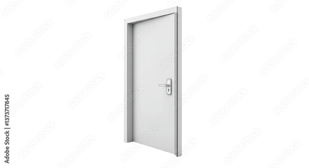 Naklejka premium Isolated Door