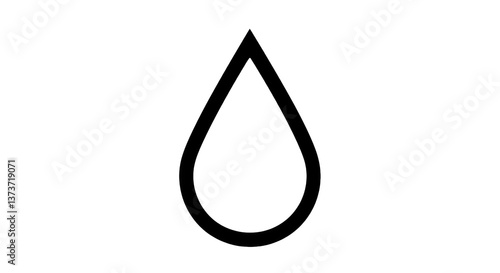 Isolated Water Drop Icon