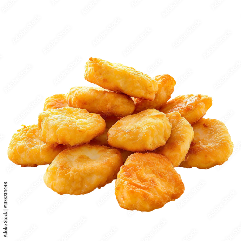 Chicken Nuggets Fast Food Isolated on Transparent Background
Chicken Nuggets Fast Food Isolated on Transparent Background