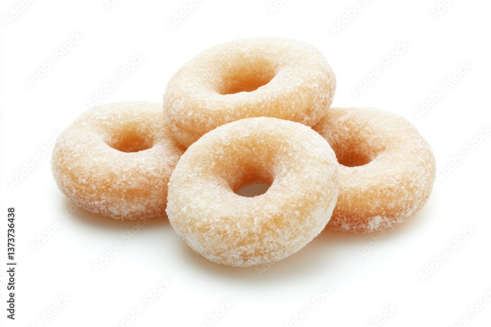 Mochi Donut. Delicious Sweet Food with White Background Isolated Mochi Donut. Delicious Sweet Food with White Background Isolated