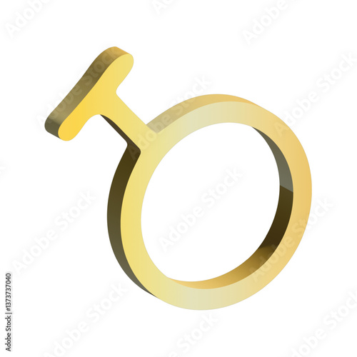 3d travesti gender identity icon Symbol used to represent sex and gender