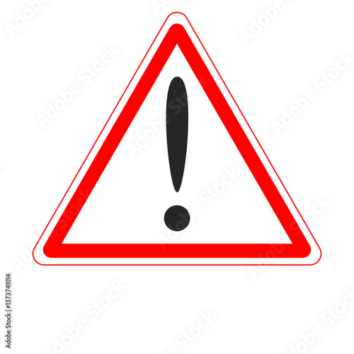 caution alarm set, danger sign collection, attention vector icon, yellow, red and black fatal error message element, exclamation mark of warning attention icon