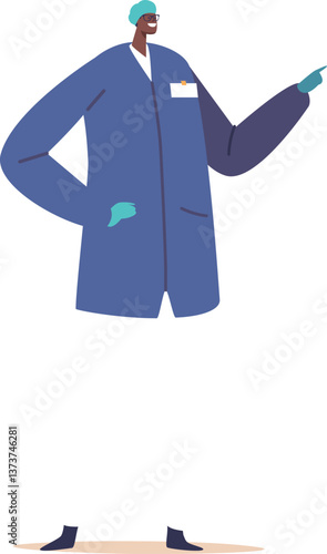 Agronomist specialist in work uniform