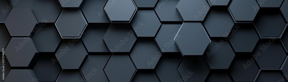 Modern hexagonal pattern background in dark tones for design and technology use. Modern hexagonal pattern background in dark tones for design and technology use.