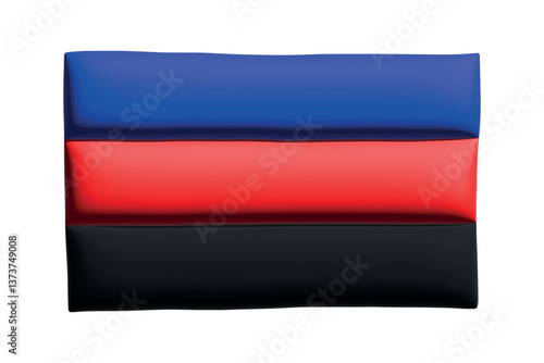 Free Download Colorful Polyamory pride flag Happy pride day LGBTQ community Pride Month Vector 3d clipart for posters, stickers, logo, cards - GFXLoad