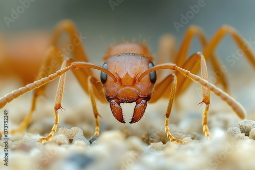 Wallpaper Mural Odorous House Ant. Close Up Image of Brown Ants Feeding on Poison Torontodigital.ca