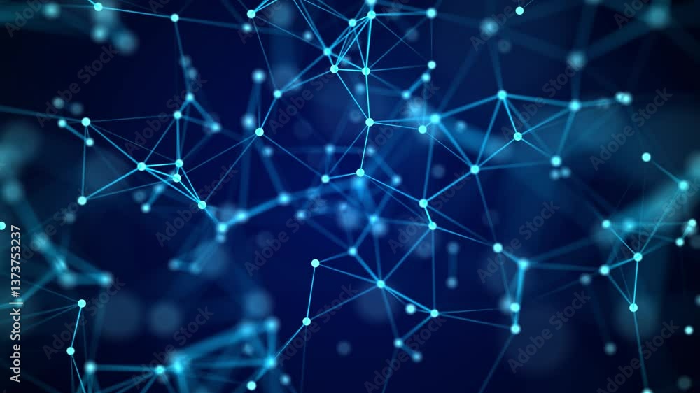 Modern design of network connection structure. Abstract background with interlacing dots and lines. 3D rendering. Modern design of network connection structure. Abstract background with interlacing dots and lines. 3D rendering.