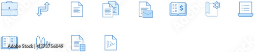 Set of Document Flow icons