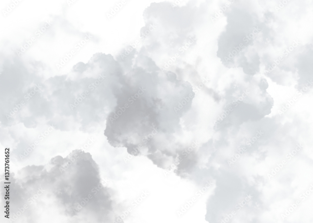 Fototapeta premium smog and air pollution isolated on transparency background