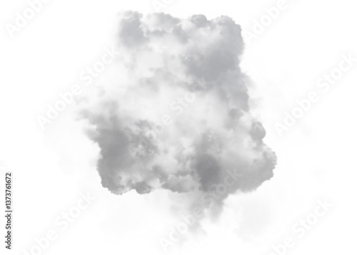 fluffy smoke pollution on background